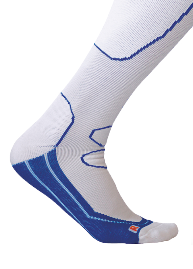 SupCare Recovery compression sock for sports white